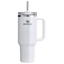 Stanley 40 oz Stainless Steel H2.0 Flowstate Quencher Tumbler Pearl picture