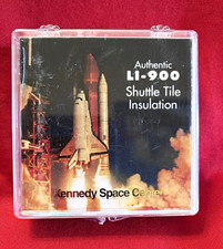 Kennedy Space Center LI-900 Shuttle Tile Insulation w/ Display Case & Info Card picture