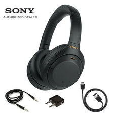 Geniune Sony WH-1000XM4 Wireless Noise-Cancelling Over-the-Ear Headphones  Black picture