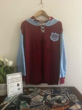 WEST HAM 1923 (TOFFS) shirt - hand signed (COA incl) by BOYCE, TAYLOR & BROOKING picture