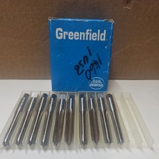 14165 3/8-16 GREENFIELD GTD MAINTENANCE TAPS BOX OF 10 NEW OPEN BOX MADE IN USA picture