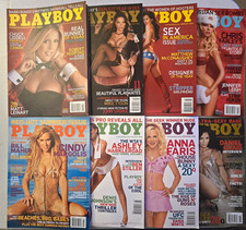 Playboy Magazine Back Issues 2007 2008 Hooters Anna Nicole Smith Cindy Margolis picture