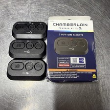 (Lot 4x) 1x New Chamberlain myQ CH363 3-Button Garage Door Remotes & 3x No Box picture