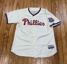 Philadelphia Phillies Jayson Werth Jersey Majestic 52 2008 World Series VTG picture
