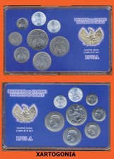 GREECE COINS 1973A, COMPLETE SET in case, UNC picture