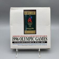 Vintage 1996 Atlanta Summer Olympics Collector's 5 Pin Set & COA  #770 RARE picture