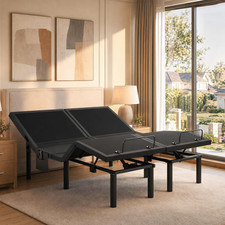 Split King Adjustable Bed Frame,Electric Adjustable Bed Base with Remote Quiet A picture
