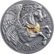 2024 Cameroon Pegasus The Great Greek Mythology 1 oz Antique finish Silver Coin picture