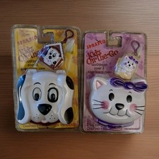 2 Vintage 2001 SPRAYCO Kidz On-The-Go Travel Toothbrushes. Dog And Cat  picture