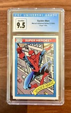 1990 MARVEL UNIVERSE #29 SPIDER-MAN CGC 9.5 GEM MINT 10 picture
