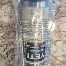 YETI Rambler 18 oz Insulated Stainless Water Bottle, Beige, Straw Flip Top picture