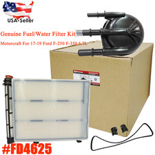 New Motorcraft 2017 2018 2019 6.7L Ford Powerstroke FD4625 Fuel/Water Filter Kit picture