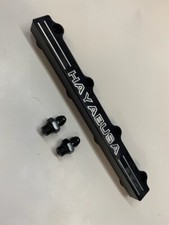 99-07 SUZUKI GSXR 1300 HAYABUSA BILLET FUEL RAIL BLACK ANODIZE picture