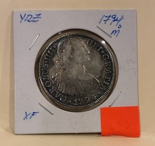 Mexico - 1794 Mo-FM Carlos IV 8 Reales Silver Coin picture