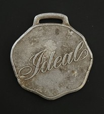 RARE-Antique  Ideal Watch FOB Cape Girardeau, Missouri Aluminum Pocket Watch Fob picture