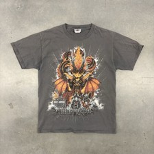 Harley Davidson Y2K Respect The Dragon Graphic T-Shirt Men’s Medium picture