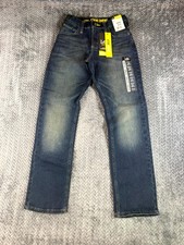 Lee Sport Extreme Comfort Jeans Boys 14 R Blue Denim Cotton Straight Relaxed Fit picture