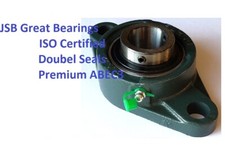 Premium UCFL205-16 double seals ABEC3 oval flange bearings 1 bore UCFL205 16 picture