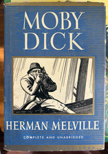 1950 Moby Dick Herman Melville Modern Library #119 Hardcover w/ Dust Jacket picture