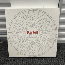 Kartell Jelly Large 17” Charger Plate Smoke Gray Acrylic Italy Luxury Modern  picture