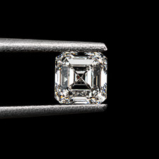 2.5Ct Lab Grown  Asscher Cut Diamond, IGI Certified, EF/ VS/VVS picture