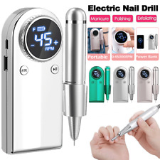 45000RPM Rechargeable Electric Nail Drill Machine Manicure Portable Nail Files picture