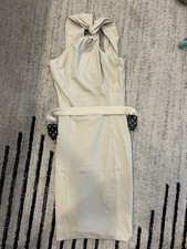 Authentic GUCCI Beige Viscose Dress Flawed Stained Project Piece As-Is picture