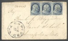 US # 8A-6B-8A VERY RARE STAMP COVER W/DOPORTO CERT.  picture