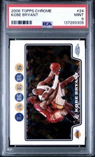2008-09 Topps Chrome -Kobe Bryant #24 Guarded by LeBron James PSA 9 picture
