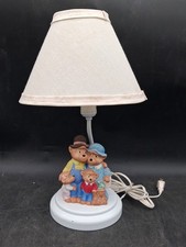 Vintage 1991 Berenstain Bears Princess House Table Lamp Shade Tested Working picture