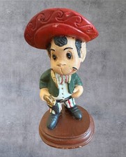 Vtg Cantinflas Figurine Mario Moreno Chalkware Mexico 1950s Rare Movie Folk Art picture