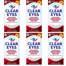 Clear Eyes, Maximum Redness Relief Eye drops Pack 6 picture