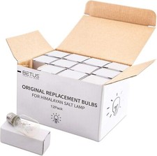 Betus 12 Pack Long Lasting 15 Watt Dimmable E12 Socket Warm White Salt Lamp Bulb picture