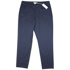 Outerknown Pants Womens 8 Navy Blue Chino Organic Cotton Preppy 32x32 Casual New picture