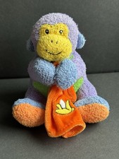 Baby GUND Tutti Frutti Monkey Colorblock Stuffed Plush Lovey Banana Blanket picture