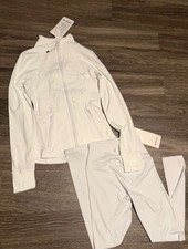 Lululemon define women’s white tracksuit size 2 jackets & pants, 2-piece picture