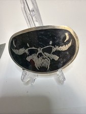 Rare Danzig Samhain Silver Belt Buckle picture