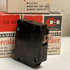 CH140 Eaton Cutler Hammer 40 Amp 1P Circuit Breaker HALF NOTCH metal foot NEW picture