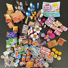 ZURU Mini Brands Mini Minis Miniature Grocery Food Lot w/ Collector Guide picture