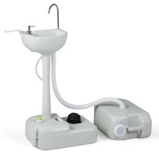 Portable Wash Sink Camping Hand Wash Station Basin Stand w/ 4.5 Gallon Tank picture