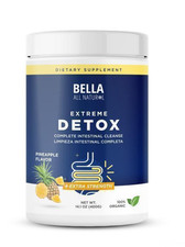 Bella All Natural Extreme Detox Powder- Pineapple Flavor  Cleanse Support 400g picture
