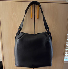 Vince Black Pebbled Leather Ava Shoulder Bag  picture