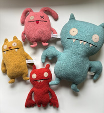 UGLY DOLLS Vintage Plush Lot of 4 Jeero Ox Abime Ice Bat  2000s 7