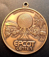 Vintage Pendant 1982 Epcot Center Medallion Walt Disney World Embossed picture