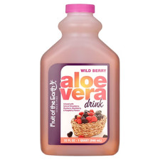 Fruit Of The Earth Aloe Vera Drink, Wild Berry, 32 Fl Oz, 1 Count picture