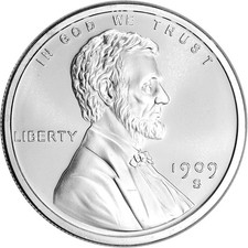 2 oz Golden State Mint Silver Round Lincoln Cent Design .999 Fine picture