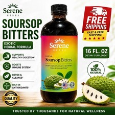 Soursop Detox Bitters 16oz Glass Bottle picture