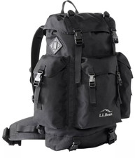L.L.Bean Continental Weekender Pack Black Travel Hiking Backpack picture