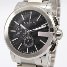 GUCCI G-Chrono YA101204  Stainless Steel Black Dial Men's Watch 44 mm picture