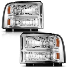 Headlights for 05-07 Ford F250 F350 F450 F550 Super Duty picture